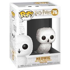 Figura POP Harry Potter Hedwig de vinilo con 9 cm de altura en caja regalo con ventana, ideal para coleccionistas del universo Harry Potter.