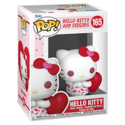 Figura POP Hello Kitty and Friends Hello Kitty en vinilo, con diseño característico y caja regalo con ventana transparente para exposición.