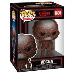 Figura POP Stranger Things 5 Vecna en vinilo con caja regalo, diseño detallado del villano de la serie para coleccionistas y fans.