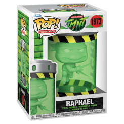 Figura POP Teenage Mutant Tortugas Ninja Raphael en vinilo con caja regalo. Representa al personaje Raphael de la serie Teenage Mutant Ninja Turtles con el estilo característico de la línea POP! Television.