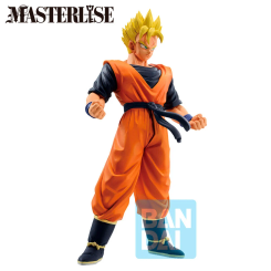 Figura Son Gohan Dueling to the Future Dragon Ball Z de 24 cm con pose de combate y detalles fieles al anime, ideal para coleccionistas y fans de la serie.