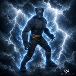 Figura 1/6 de Beast de Marvel X-Men Movie Masterpiece con 33 cm de altura, articulación avanzada y pelo de fibra. Incluye seis manos intercambiables y soporte con logotipo Avengers: Doomsday.