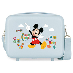 Neceser adaptable ABS Fun Times Mickey Disney de 29 cm con diseño colorido y resistente. Fabricado en ABS y adaptable a trolley, combina funcionalidad y estilo con la imagen clásica de Mickey Mouse.