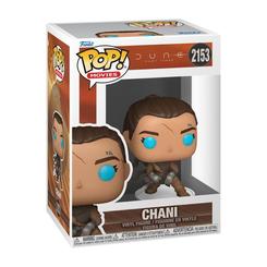 Figura POP Dune Part Three Chani en vinilo con caja regalo. Representa a Chani, personaje de la saga Dune, en el estilo característico de Funko POP.