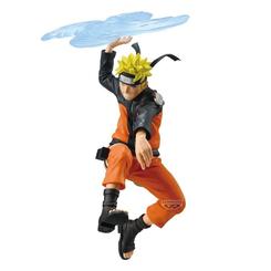 Figura de Naruto Uzumaki de Naruto Shippuden de 22 cm de altura fabricada por BANPRESTO. Representa a Naruto en pose de ataque con el Rasengan, ideal para coleccionistas y fans del anime.