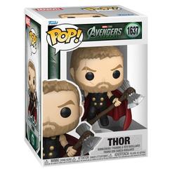 Figura POP Marvel Studios Avengers Doomsday Thor de vinilo con cabeza oscilante y caja regalo. Representa a Thor con su martillo y capa en el estilo característico de las figuras Funko POP.