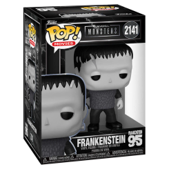 Figura POP Universal Monsters Frankenstein de vinilo con diseño clásico y caja regalo. Representa al monstruo de Frankenstein en el estilo característico de las figuras POP.