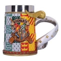 Brutal Jarra de Cerveza de la Snitch Dorada basada en la saga de Harry Potter. Esta preciosa obra de arte está realizada en acero inoxidable y resina con una capacidad 600 ml, 