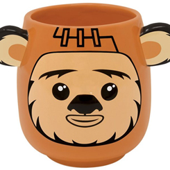 Taza con la forma de un Ewok, ahora podrás saborear tu bebida preferida en la Death Star de la Saga de Star Wars. Decora a la vez que disfrutas de tu refresco, café… etc.