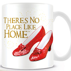 Taza oficial con el texto There's no Place like Home basada en la fascinante película de El Mago de Oz.