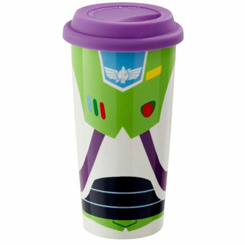 Taza de Viaje del emblemático Buzz Lightyear. Disfruta de un delicioso café con esta preciosa taza de viaje de Toy Story. Esta taza de viaje de 400 ml.,